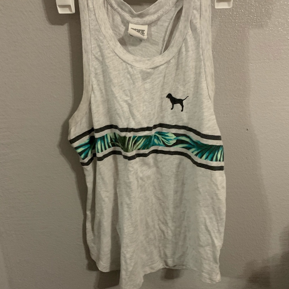 VS Pink Racerback Tank top